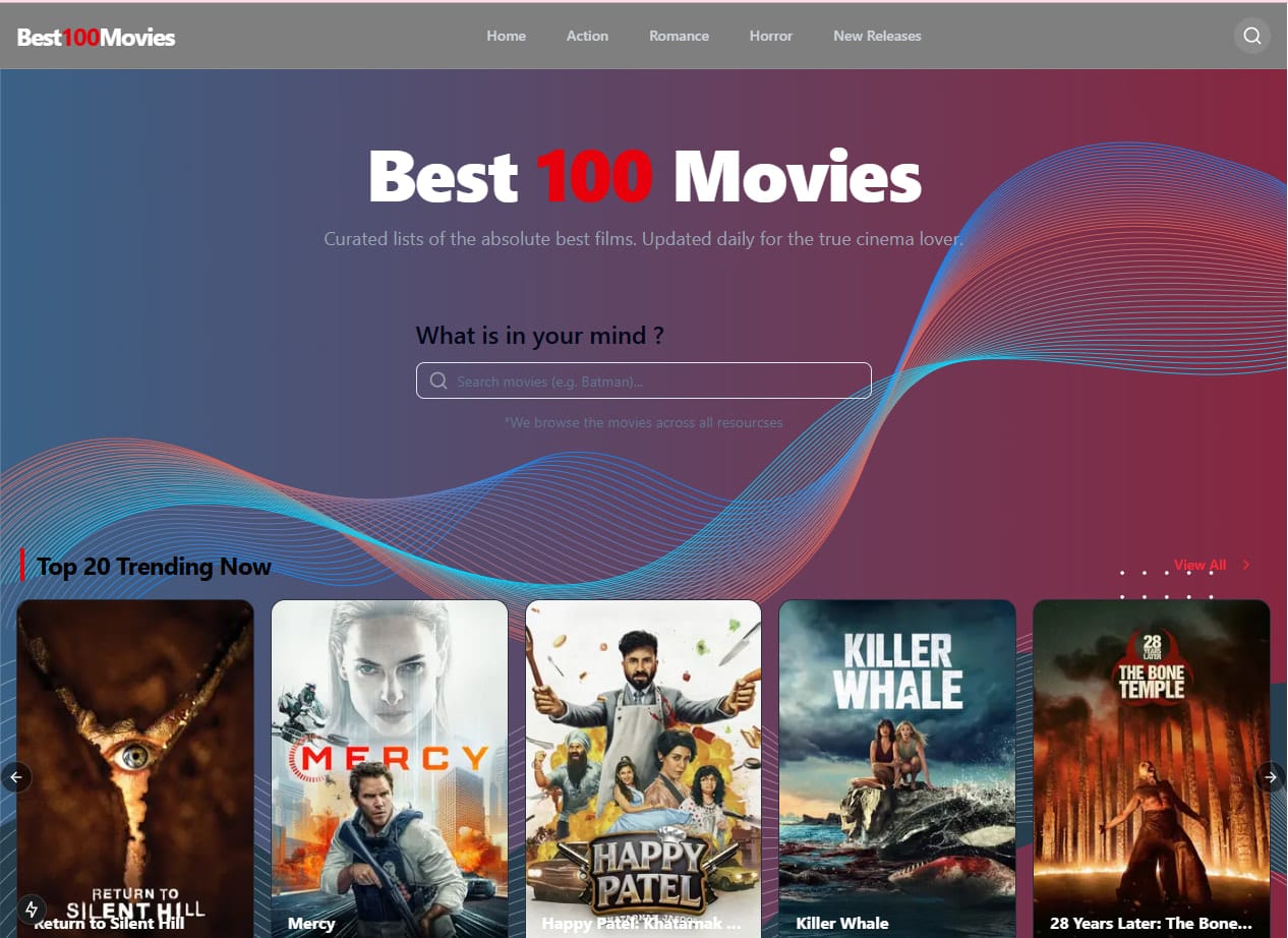 Best100Movies Media Hub — verified project