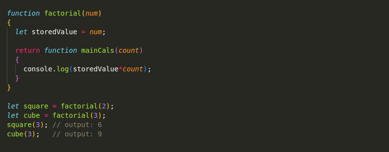 closures in javascript function